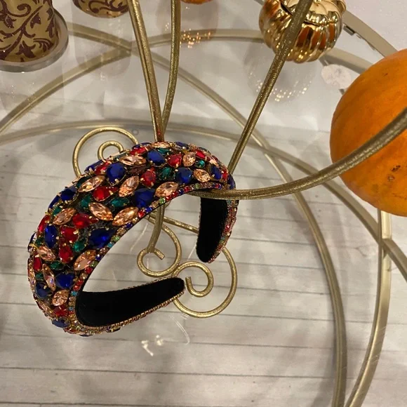 COPY - COPY - - Bossed up blinged out rhinestone headband  display picture 2